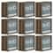 9 Packs: 3 ct. (27 total) Gray Fundamentals 8" x 10" Display Case by Studio Décor®